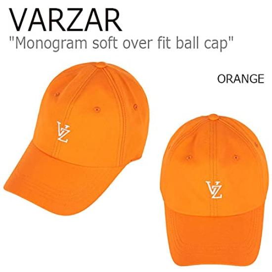 Кепка Bazaar с монограммой, мягкая, облегающая, кепка Monogram, мягкая, облегающая, кепка ACC [VARZAR] 628/29/30/31/32/33/34/35 [Товар] (Один размер, ОРАНЖЕВЫЙ)