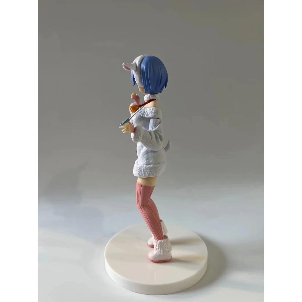 20CM Anime Re:Zero kara Hajimeru Isekai Seikatsu Rem Figure Wolf and Seven Lambs Model Toy Doll Gift Action Figure PVC