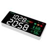 Decibel Meter 30 To 130db Wall Mounted Sound Level Reader 11 Inch LED Time Temperature Humidity Noise Meter