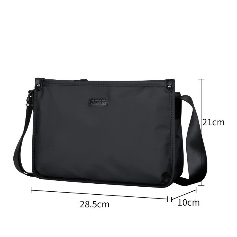 Baojiaxi Мужская водонепроницаемая сумка через плечо из ткани Оксфорд - повседневный рюкзак и сумка-мессенджер 