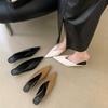 Женские тапочки с заостренным носком и kitten heel, для весенней уличной носки - Идеальны для повседневной носки