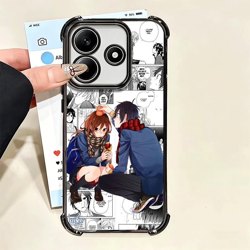 Мягкий чехол для телефона с аниме Horimiya для Xiaomi Poco X7 X8 Pro Max X6 X5 X3 F8 Ultra F7 M8 M7 M5S Redmi 15C 15A 15 14C 13C 12C 13 12