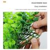 Панель стеновая из искусственных растений для DIY, Цветок, Подсолнух, Симуляция, Лист клена, 25*25 см, Без полива, Искусственный коврик из зеленой травы
