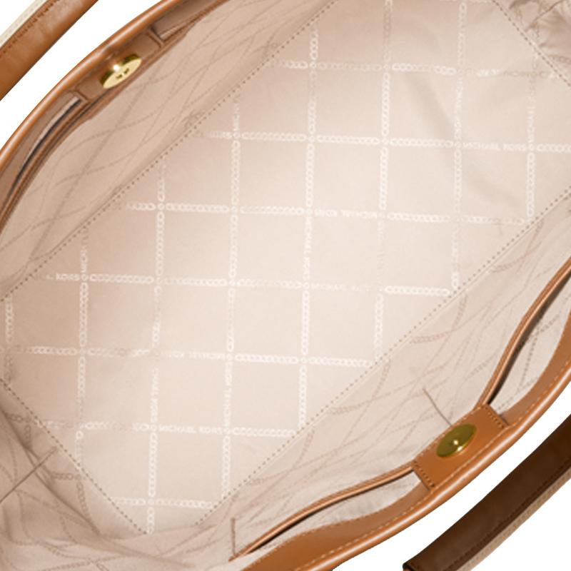 New MICHAEL KORS Maeve Cotton Tote Bag, Shopping Bag, Shoulder Bag Large Women's 30T2G5VT3B-149