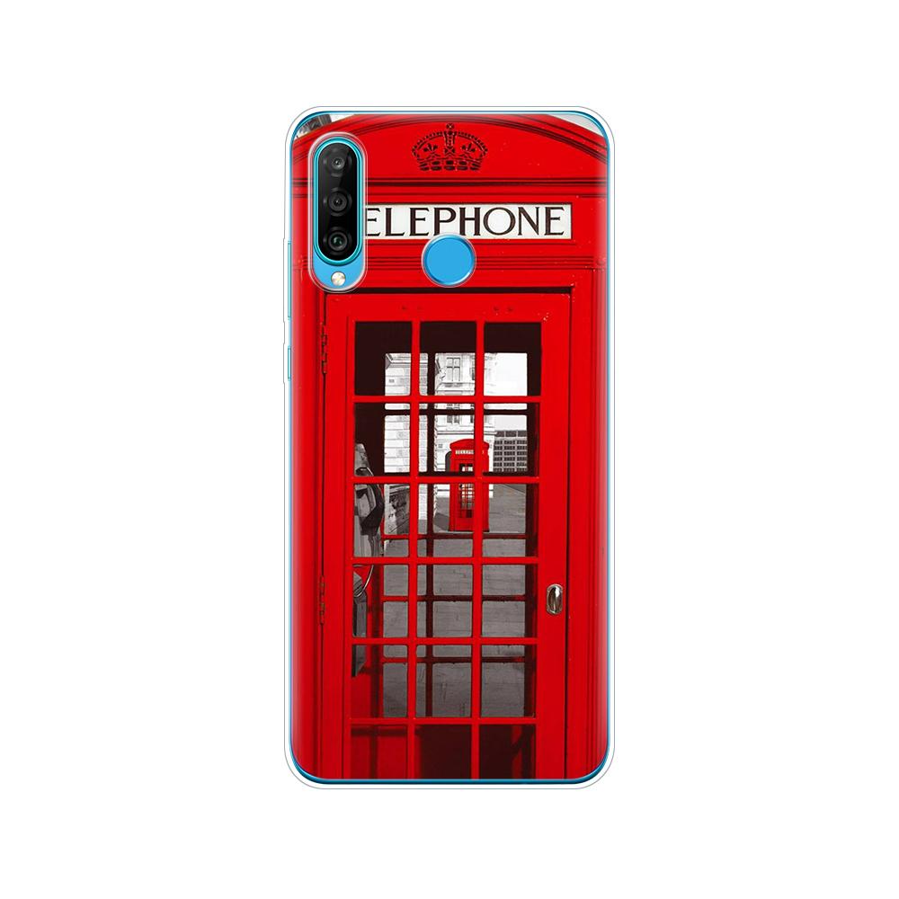Чехол для HONOR 20 lite view 30 v 30 pro plus Чехол для huawei honor 20S 9A 9C 9S 9X Premium 7s 8a Чехол London big ben Bus