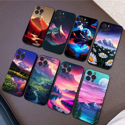 Чехол для телефона «Гора» для iPhone Samsung Galaxy Redmi Xiaomi Oppo OnePlus Note SA 7 8 9 10 11 12 13 14 20 21 22 23 53 54 Pro Max Plus Ultra TPU Soft