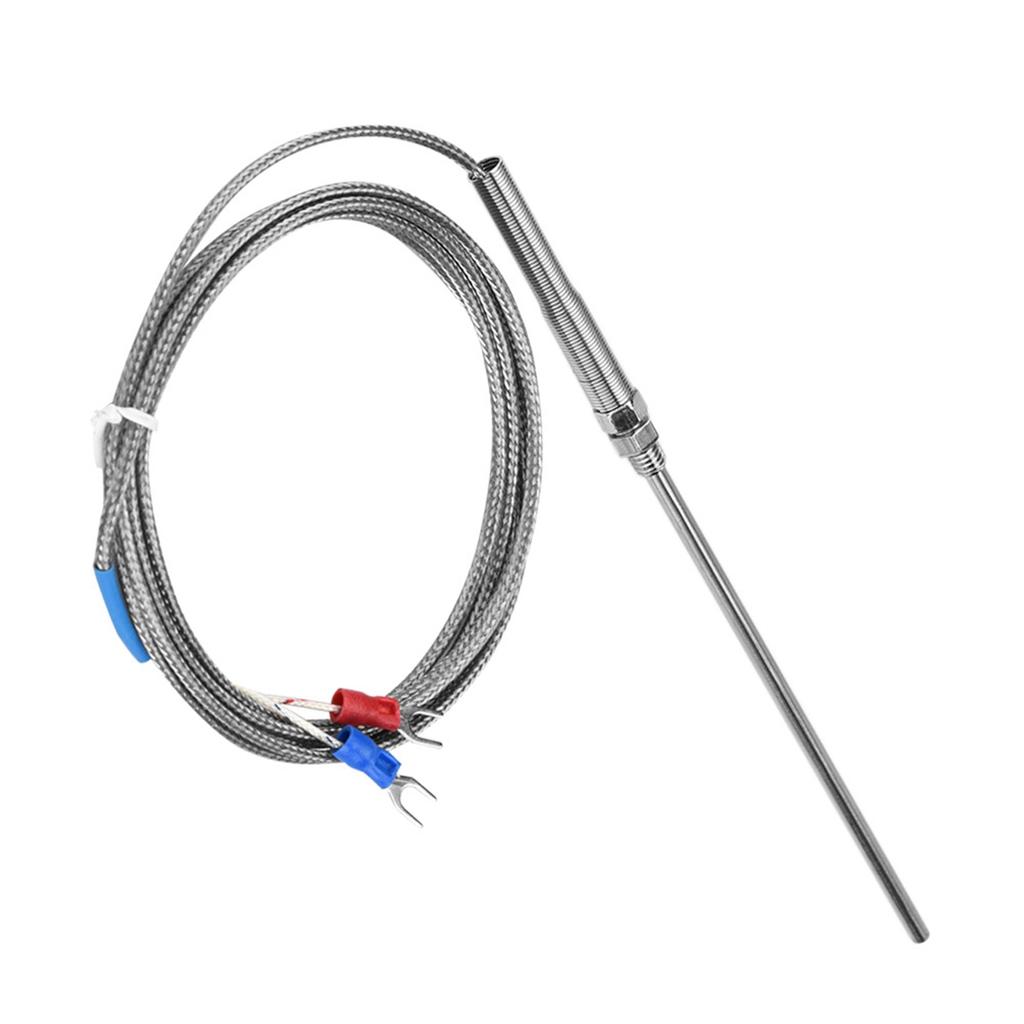 M8 Thread Type K Thermocouple 150mm Probe Temperature Sensor Wire 0-400 celsius (1 m)