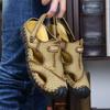 38-48 Летние мужские кожаные пляжные сандалии большого размера Мужские сандалии с закрытым носком