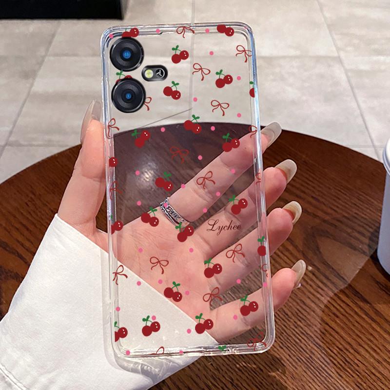 Чехол для Tecno Pova Neo 3 Чехол LH6n Силиконовый Эстетичный Модный Милый Кот Задняя Крышка Tecno Pova Neo 3 Прозрачный Чехол для Телефона