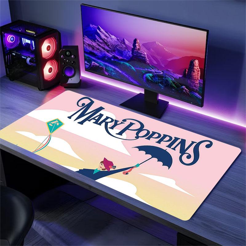Magic Nanny Mouse Pad, Large Gaming Desk Mat, Non-slip XXL Mousepad for Laptop & Tablet, Mini PC Playmat with Stitched Edges