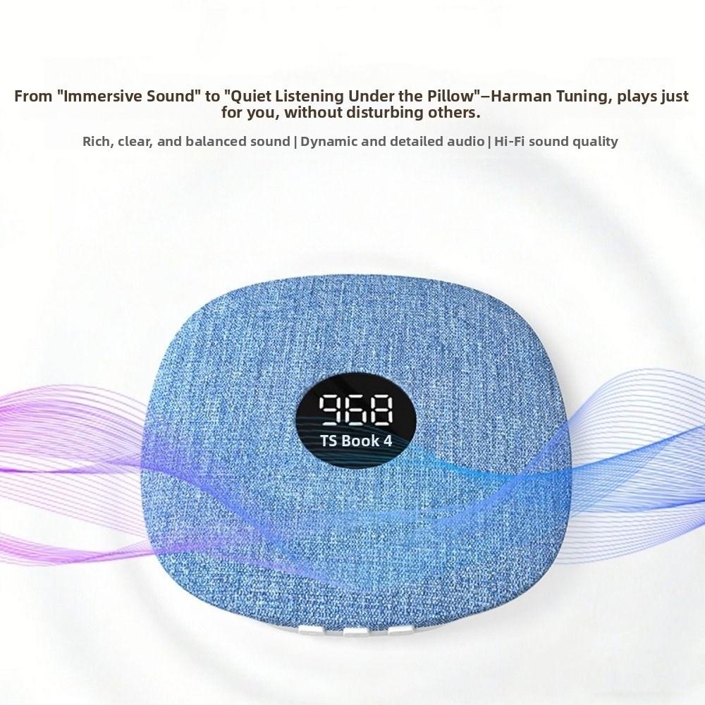 Sleep Aid Wireless Sleeping Speaker Bone Conduction Bedroom Pillow Speaker Sound Machine Home Use