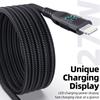 2m USB C to Lightning Cable Digital Display PD 27W Fast Charging Nylon Braided Cord