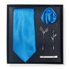 Галстук мужской Trend Net Color Striped Cashew Nut Tie 6-Piece Gift Box Square Scarf Clip Gallage Set