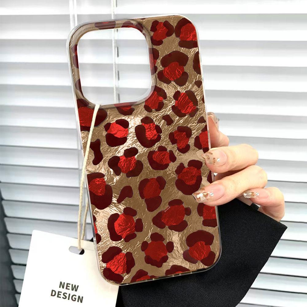 Korean Fashion Pink Leopard Print Phone Case for Honor 400 200 90 Smart Pro Magic7 70 Lite X9a X9c X9b X8b X8a X8c X7c X7b Cover