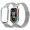 Magnetic Loop Strap For Xiaomi Smart Band 8 Active Watchband Case Protector Luxury Metal Wristband For Mi Band 8 Active Bracelet