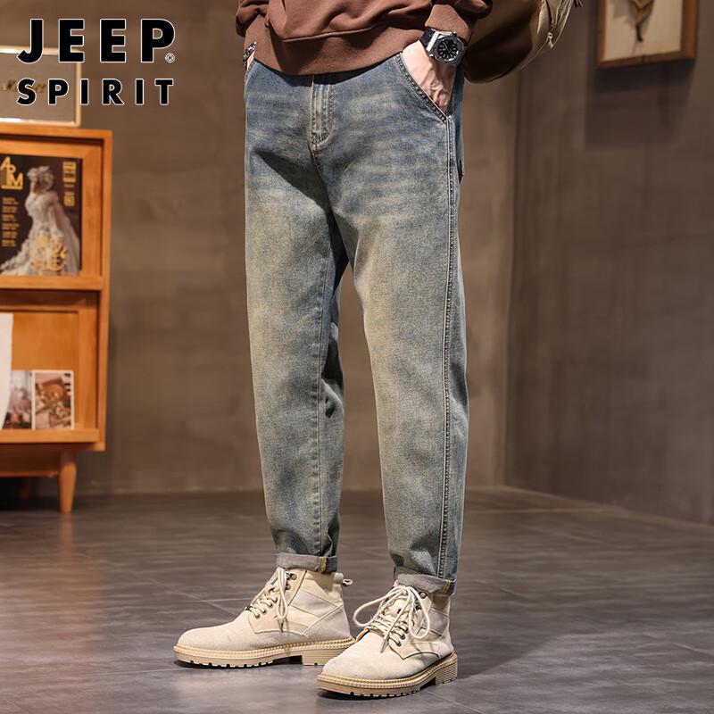 Джинсы мужские джинсовые прямого кроя JEEP SPIRIT