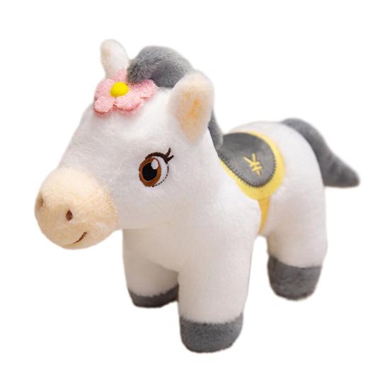 2026 год Лошади Плюшевая игрушка кукла Благоприятное значение Настольное украшение Талисман удачи кукла Красочная лошадь плюшевая