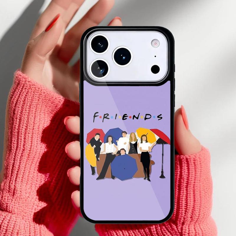 Friends TV Show soft Phone Case for iPhone 17 16 15 14 13 Pro Max Back Cover for 12 11 Pro Coque