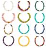 Square Bead Women Clavicle Chain Acrylic Sweater Chain Colorful Acrylic Necklace  Ladies Gift