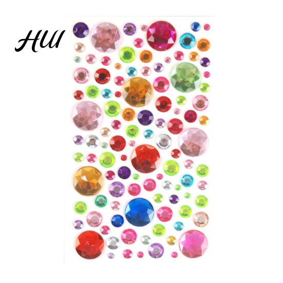 Self-Adhesive Body Jewels Colorful Star Rhinestone Face Stickers Dopamine Makeup Gems for Brightly Colored Music Festival Cheek Decoration Vibrant