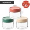Герметичный стеклянный контейнер для порционирования йогурта, чая, кофе, сухофруктов, меда и птичьих гнезд