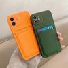 Soft Silicone Phone Case For Iphone 14 13 12 11 Pro Max Xr X Xs Max 6 6s 7 8 Plus 13 Mini 14pro Se 2020 Wallet Card Holder Cover