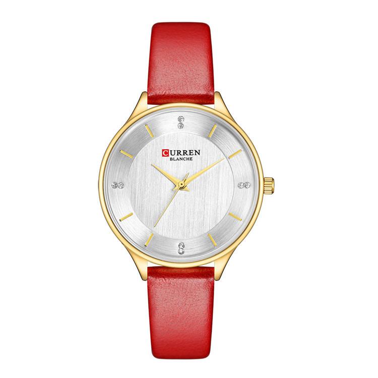 CURREN Новые женские часы Кварцевые часы Simple Women