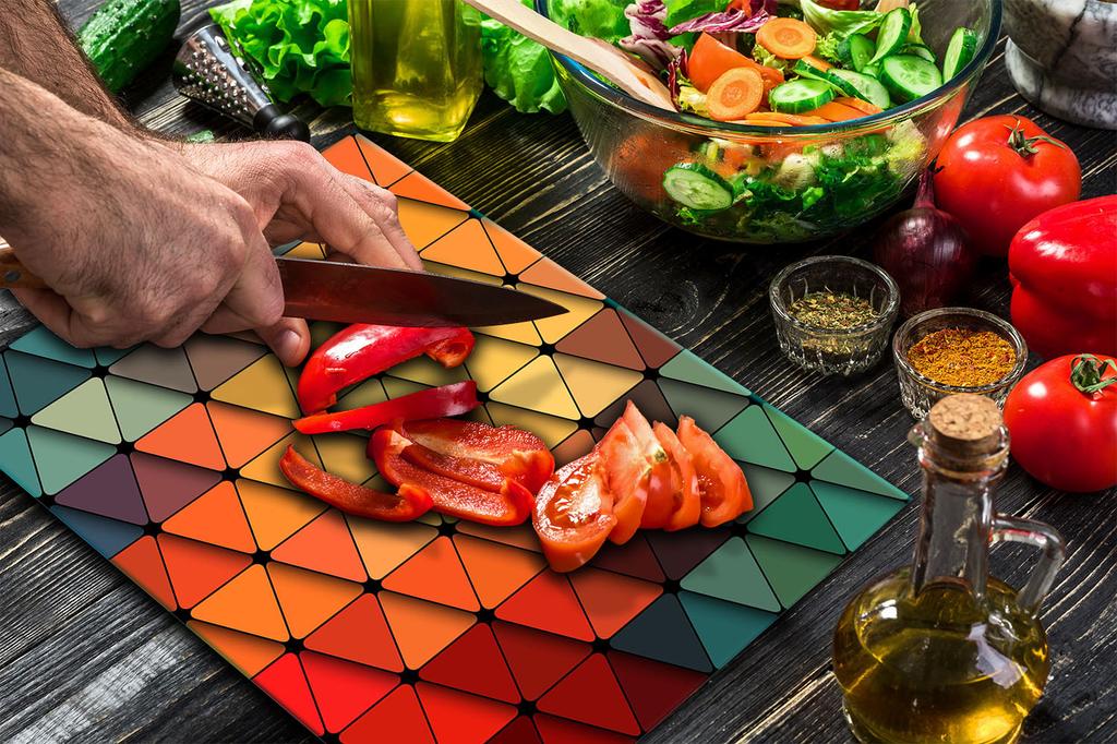 GLASS PROTECTIVE PLATE FOR INDUCTION 40x52 MOSAIC