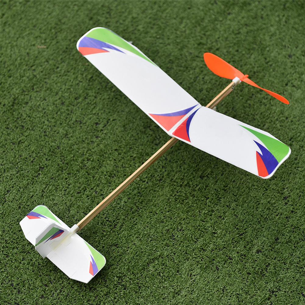 Модель самолета своими руками с резиновым ремешком для учащихся начальной школы, образовательная игрушка для научного конкурса S6A2