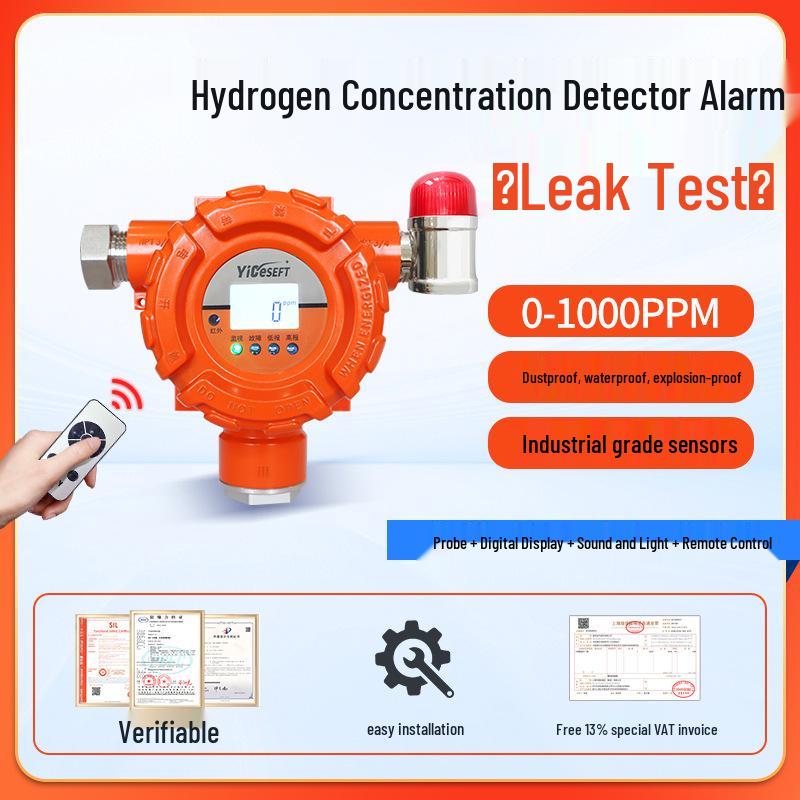 Explosion-Proof Hydrogen Alarm & Charging Station - Fixed Flammable Gas Detector