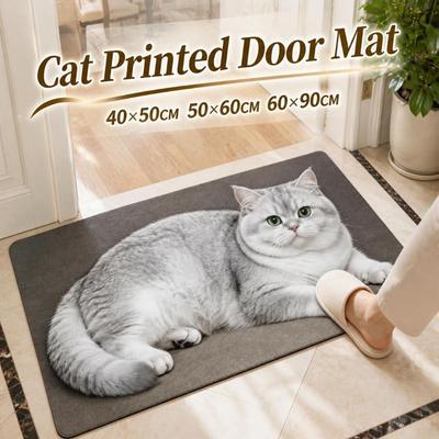 Lifelike Entryway Rug Absorbent Home Floor Mat Durable Diatomite Door Mat Porch