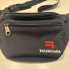 Б/у Скидка на ограниченное время Balenciaga Explorer сумка-кроссбоди вышитый логотип поясная сумка BALENCIAGA черная редкий логотип
