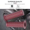 Retro Motorcycle Hand Grips Universal 7/8" 22mm 24mm Non-slip Rubber Handlebar Grips for Moto Scooter Motocross Motorbike