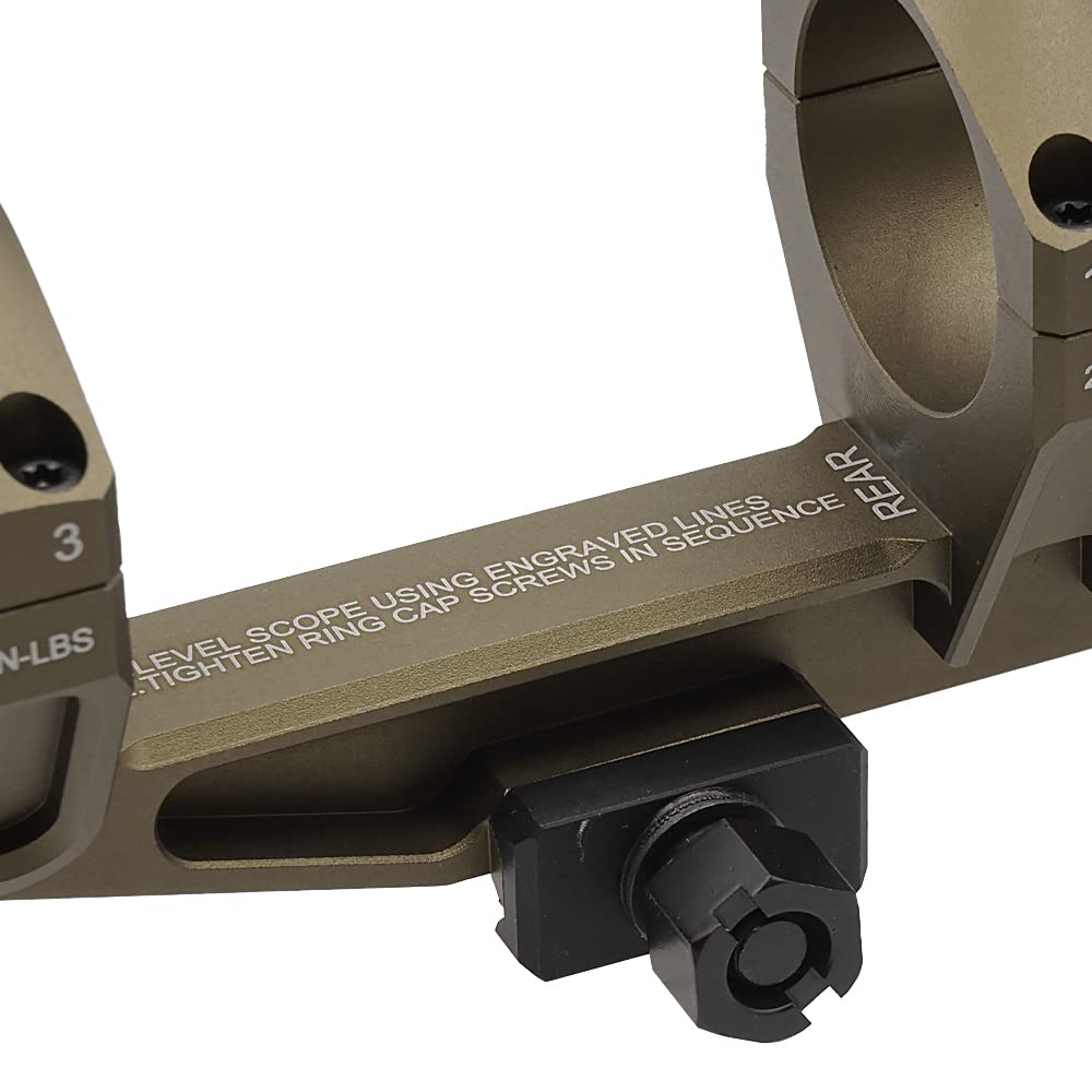 Evolution Gear NIGHTFORCE Ultra Mount 1.54" High Scope Mount Replica, 30mm Diameter, Hard Anodized 6068 Aluminum, Dark Earth