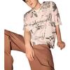 Puma SS24 D AOPSHORTSLEEVE Рубашка Унисекс Снег 627749-87