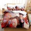Комплект постельного белья Noblesse Single Twin Full Queen King Size Bed Set Adult Kids Bedroom Duvetcover Sets Print Anime Bed Sheet Set