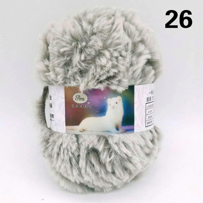 26 цветов ручной работы мягкая пряжа для вязания крючком шерстяная пряжа свитер шарф линия мохер кашемир вязание