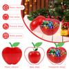 12Pcs Plastic Candy Container Vivid Cute Candy Box Semi Transparent Toffee Container with Lid Easy To Access Cookies Jar for