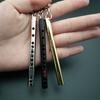 1Pc Mini Pocket Musical Instrument Keychain Cosplay Prop Accessories Flute Keyring Key Chain Pendant