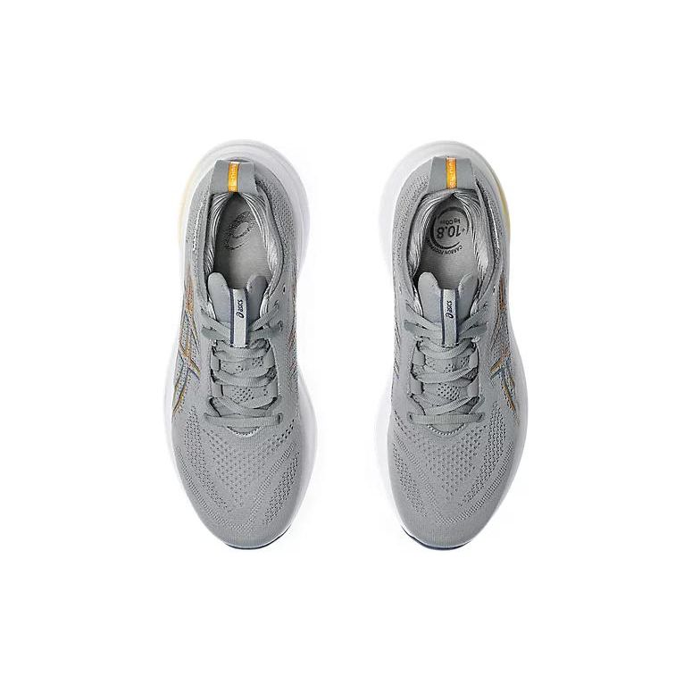 Asics Мужские кроссовки Gel Nimbus 26 Sheet Rock Orange Серые Громо-Синие 1011B794-020