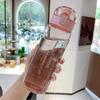 780 мл пластиковая бутылка для воды для питья портативная спортивная чашка для чая, кофе, кухонные инструменты, детская бутылка для воды для школы, прозрачная