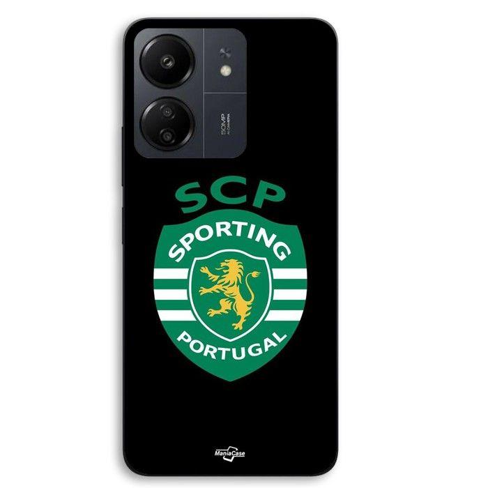 Coque Pour Xiaomi Redmi 13C 4g SCP sporting portugal fond noir Maniacase