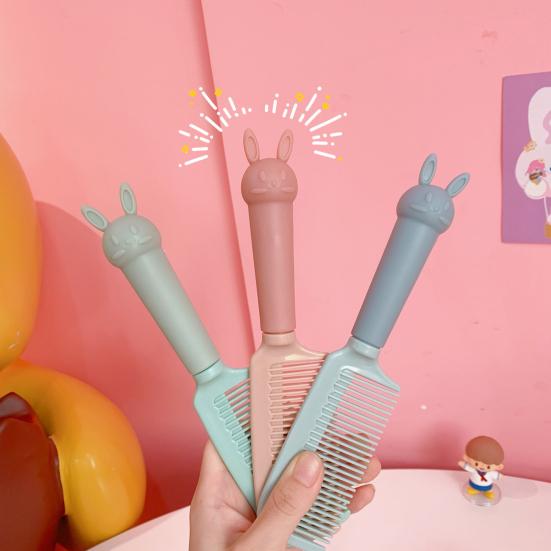 Styling Comb Smooth Frizz Anti-static Anti-knot Massage Hair Pressure Lovely Relieves Scalp Bunny Scalp Detangling Brush Salon