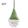 Faceless Gnome Decorations Hand Crochet Christmas Ornaments, Knitted Hanging Decorations, Small Tree Charms Yarn Elf Pendants for Home Door Car Decor