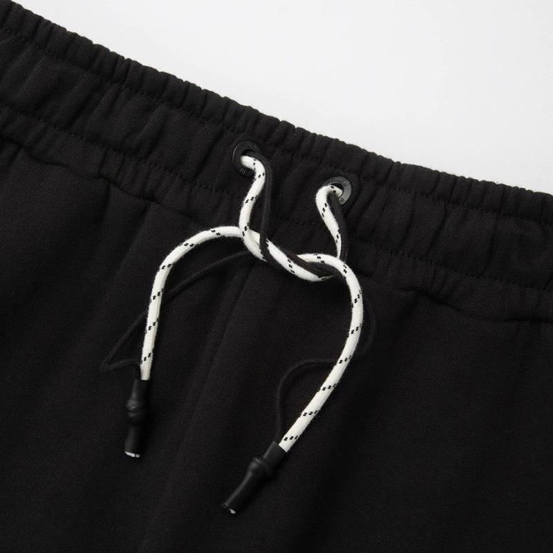 Puma Трикотажные спортивные брюки со шнуровкой и однотонным узором, женские плавки, черные 539965-01
