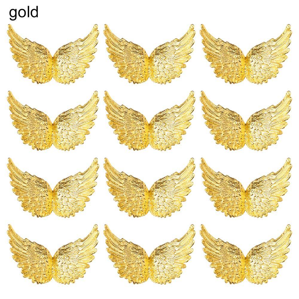 Happy Birthday Christmas Tree Ornaments Plastic Angel Wings Xmas Party Decoration Cake Decor