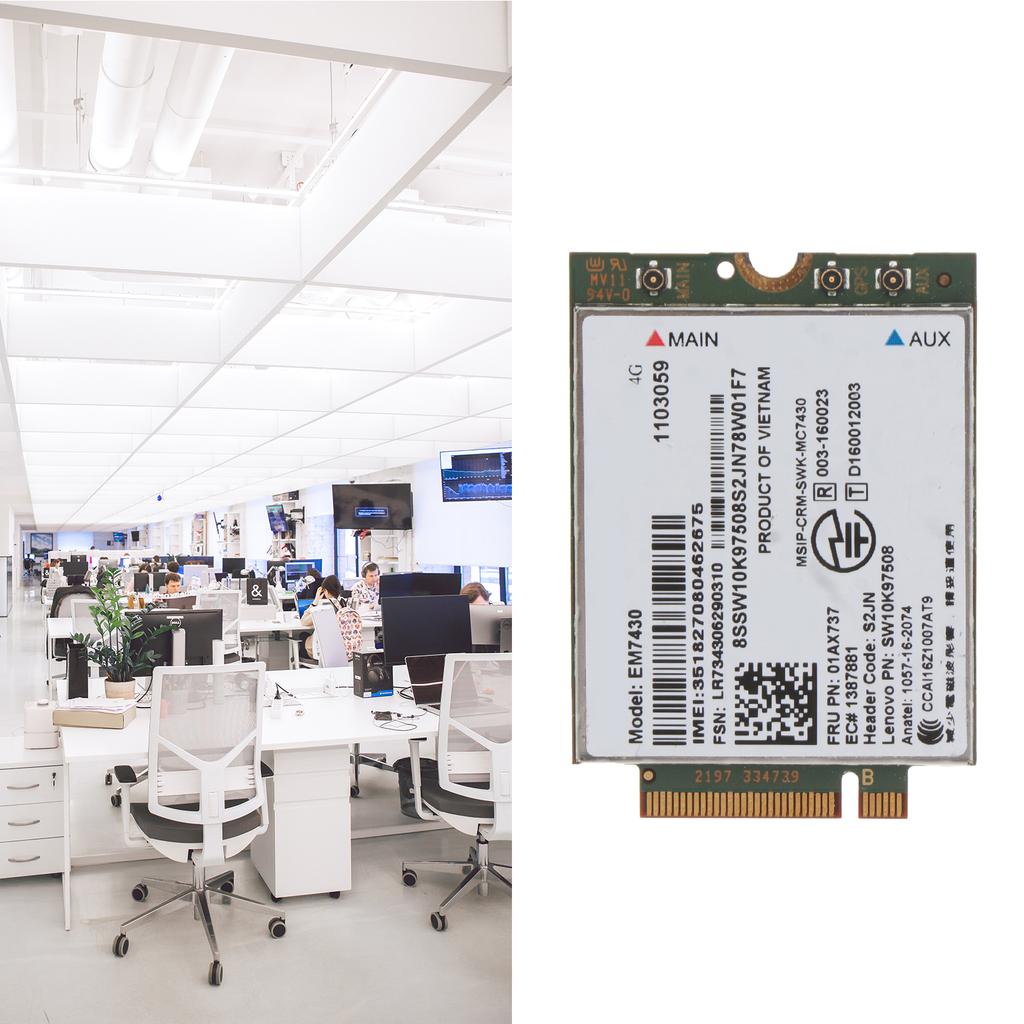 EM7430 4G LTE беспроводной модуль WWAN M2 NGFF карта для ноутбука Thinkpad X1C Gen5 T470S Lt10 планшетный ноутбук LTE 4G
