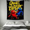 Gang Beasts Wall Hanging Printed Fabric Blanket Decorative Tapestries for Bedroom Living Room Home Decor