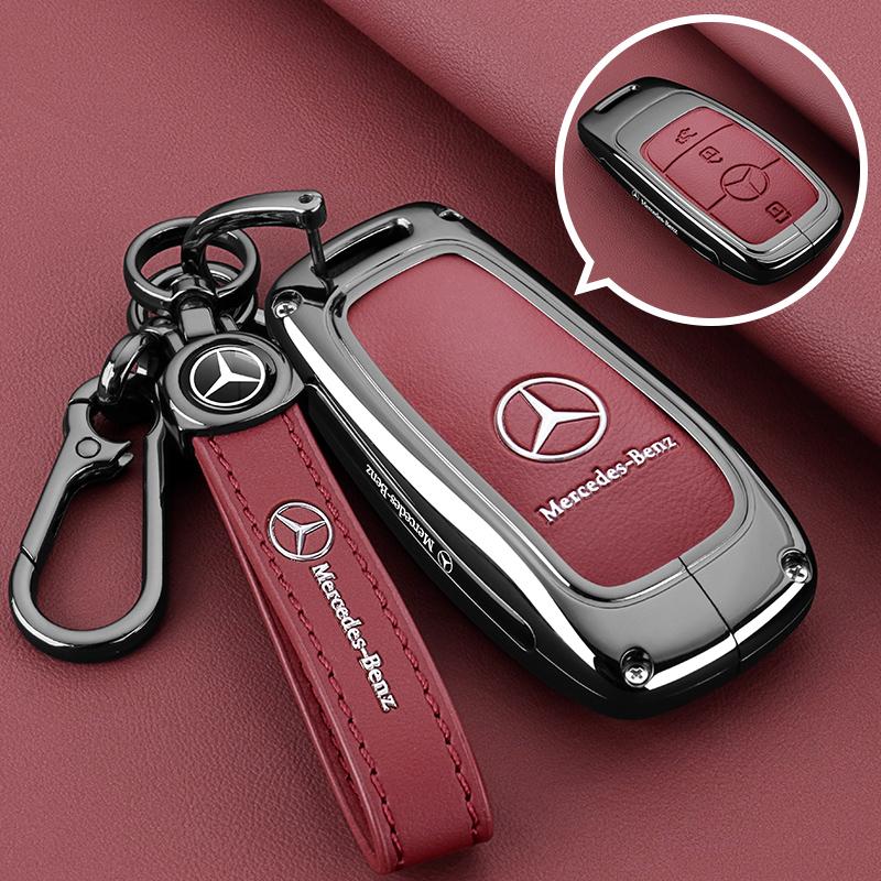 OQA4 Чехол для ключа автомобиля для Mercedes Benz C E S Class GLC CLE EQE W206 W214 W223 S350 S400 S450 E300 Брелок