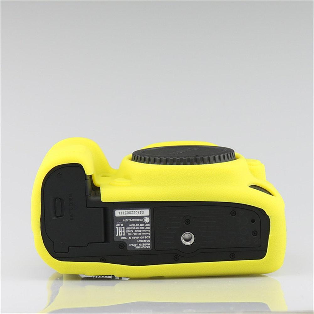 Мягкий силиконовый чехол для корпуса камеры с рисунком личи для Canon EOS 5D3 5D4 R50 R6 R6II R8, резиновая накладка-скин